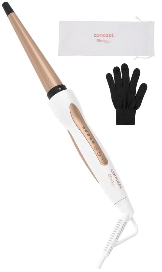 Fer à friser conique Concept GLAM KK2125 avec revêtement céramique protecteur