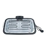  JGB301G Barbacoa eléctrica de mesa JORDAN parrilla de acero 2200W 37x21 cm