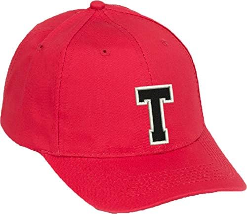 4sold Kids Casual Cotton Baseball Cap Alphabet A-Z Red Caps Black Letter Snap Back Hat Hats Snapback