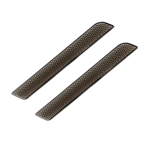 DTR2017 Black Saddlebag Latch Inserts Covers Saddle Bag Reflector for Harley Touring Model, Road King,Road Glide,Street Glide FLHT FLT 2014-2020