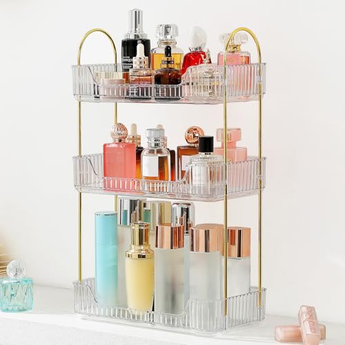 Aveniee Bathroom Counter Organizer, 3 Tier Perfume Skin Care Coun...