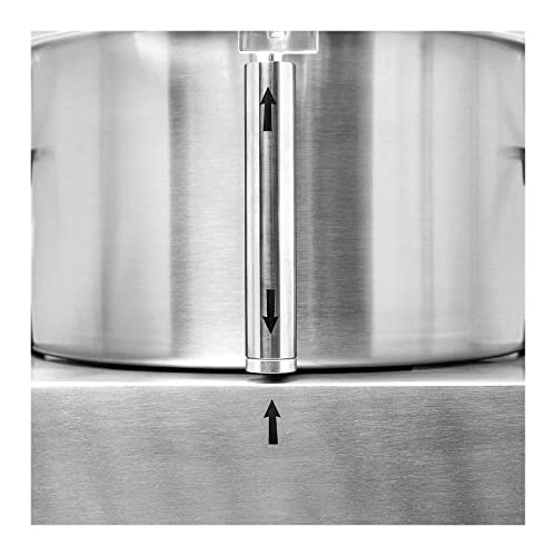 Royal Catering RCBC-5V2 tafelboter, 1500/2800 omw/min, 5 l, keukenboter, tafelboter, 5 liter snijder, keukenmachine - Afbeelding 4