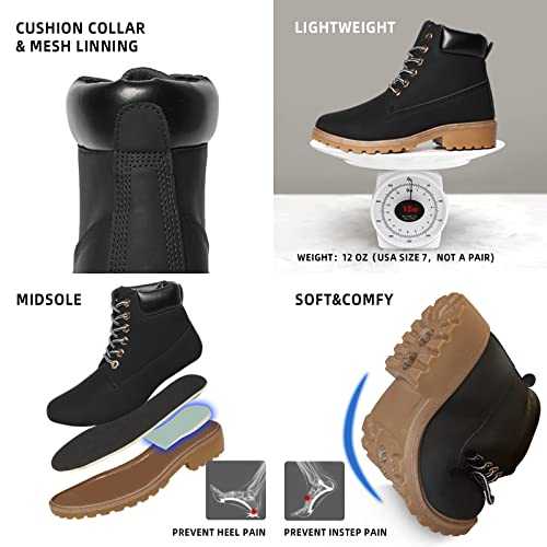 Image of Women's Work Boots Hiking - Waterproof Outdoor Construction Motorcycle Combat