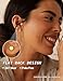 Hypoallergenic Gold Stud Earrings for Women - 14k Gold Plated Surgical Stainless Steel Flat back Earrings Set Small Huggie Hoop Flatback Earring for Sensitive Ears Screw Back Cartilage Piercing Jewelry