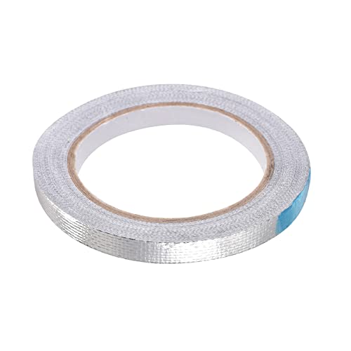 Image of Aluminum Foil Tape Adhesive Metal Tape, [for Sealing Patching Hot Cold HVAC, Duct, Pipe Insulation] - 0.4 inch /66ft /5.9 Mil /Silver