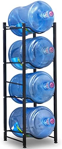 Stackable 5 Gallon Water Jug Holder Rack, Heavy Duty Detachable Organizer for Efficient Storage & Space-Saving Water Bottle Management