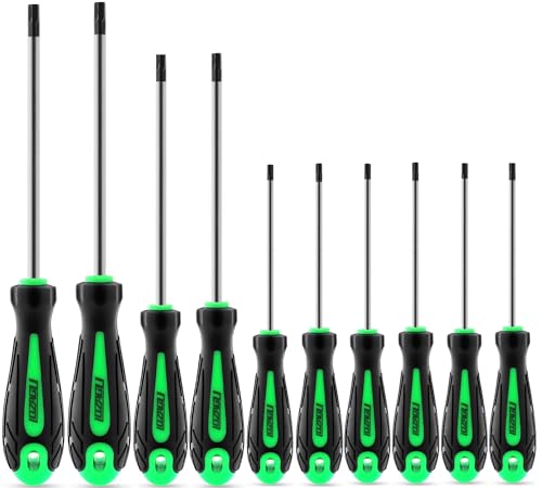 LOZAGU 10-Piece Metric Hex Screwdriver Set, Metric(0.9mm-6mm) Hex Allen Wrench Screwdriver Set...