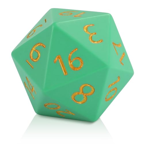Giant 55mm D20 Resin Dice for RPG & Tabletop Gaming