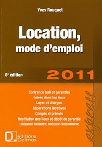Livres Couvertures de Location, mode d'emploi 2011