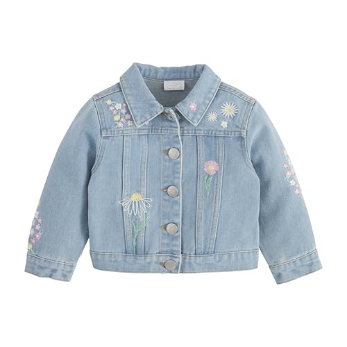 Mud Pie Girls Children's Easter Floral Emb Jacket