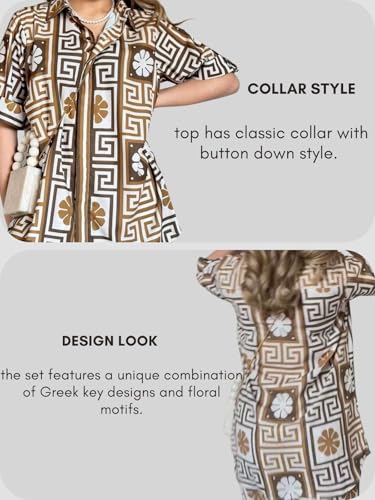 Image of Leriya Fashion Womens Co-ord Set Stylish | Summer Cord Set | Jumpsuit for Western Party Suit | Formal Office Wear & Casual Look | Summer Travel Co Ord Set Beach & Holiday Look