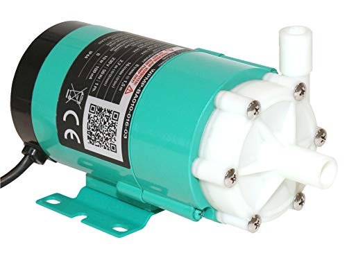 Magnetisch gekoppelte, lebensmittelechte 230V Mini-Kreiselpumpe für Chemie und Reinanwendungen, WPMP-BA010-016-03