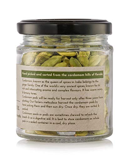 Image of Honey and Spice Green Cardamom Straight From Plantation Freshly Harvested Whole 8mm Cardamom 75gm