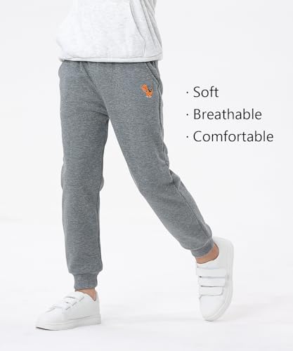 GFQLONG Toddler Boys 3 Pack Cotton Active Jogger Pants,Kids Cartoon Sweatpants Casual Lounging Bottoms4