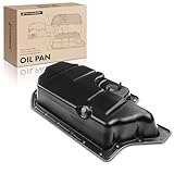 A-Premium Lower Engine Oil Pan Sump with Drain Plug Compatible with Audi A6 Quattro 2007-2011, A8 Quattro 2007-2010, Q7 2007-2010 & Volkswagen Touareg 2007-2009, 4.2L 5.2L