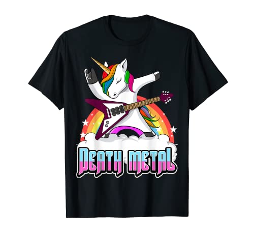 Death Metal Licorne Heavy Metal Hard Rock T-Shirt