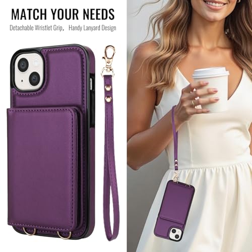 Coque iPhone 13 Mini portefeuille avec protection écran et blocage RFID - 3