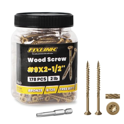 �f�b�L�X�N�����[2-1/2�C���`�A178�� FIXLINK �؃l�W#9 x 2-1/2�C���`�A2�|���h�A�G�|�L�V�R�[�g�AT25�X�^�[�r�b�g�A1500���Ԉȏ�̃\���g�X�v���[�R�[�e�B���O���O�f�b�L�X�N�����[ �D�ꂽ�h�K�� �E�b�h�t�F���X�A�u�����Y