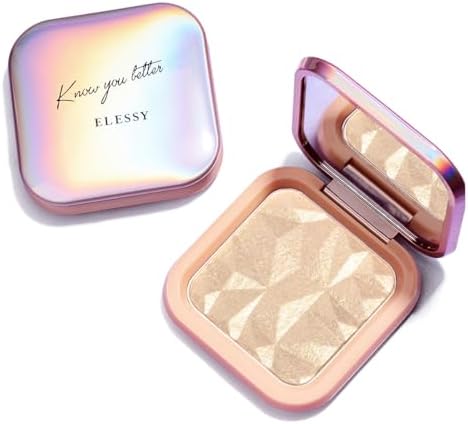 ELESSY Highlighter Makeup Palette Shimmer Highlighter Powder-TWILIGHT GLOW