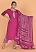 IMTRA FASHION Kurta Pant Set for Women Indian Pure Cotton Suit With Dupatta (Magenta-XX-Large)