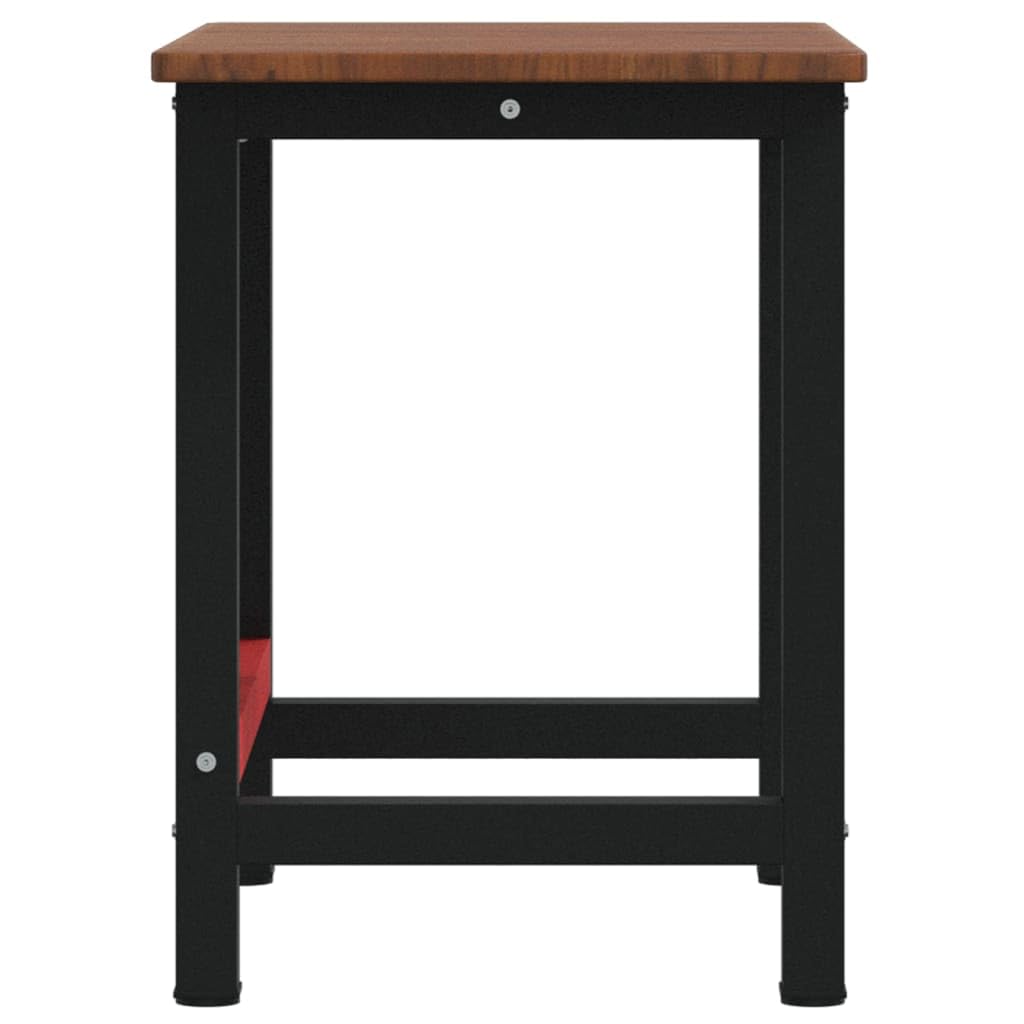 Genérico Banco de Trabajo Rectangular Madera Maciza Roble 100x60x81,5 cm,Bricolaje,Accesorios de Bricolaje,Organización y Almacenamiento de Herramientas,Mesas de Trabajo,Marrón,20.63 kg,3309659