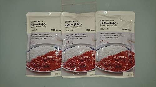 素材を生かしたカレー バターチキン 180g(1人前)×3個 無印良品