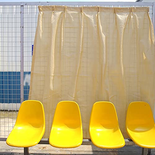 Toldo rectangular beige 5x7 de exterior transpirable y resistente UV 7