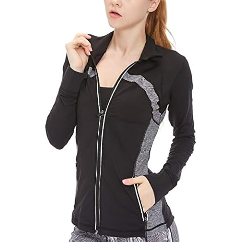 Chaqueta Deportiva icyzone Manga Larga Fitness Cover
