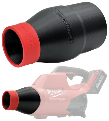 Stubby Nozzle Co. Stubby Car Drying Nozzle for Milwaukee M18 Fuel Leaf Blowers - Single Battery Gen I & II (2724-20 & 2728-20)