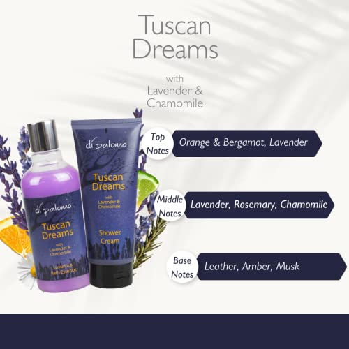 Di Palomo Vegan Tuscan Dreams Bath & Body Collection. Bath Essence & Shower Cream. Moisturising Skin Care Gift Set. Vegan Gift Set. Relaxing Gifts for Her. Pamper Gifts for Women. - Image 3