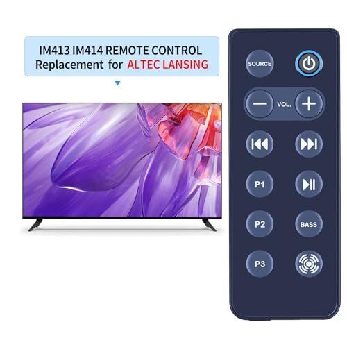 Télécommande compatible Altec Lansing IM413 pour remplacer votre boîtier perdu - 2