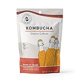 Cultures for Health Certified Organic Kombucha Starter SCOBY | Heirloom Culture for Unlimited Batches | Shelf-Stable Dehydrated Scoby for Fresh Activation | Brew Your Own Probiotic Tea | pH Test Strips Included