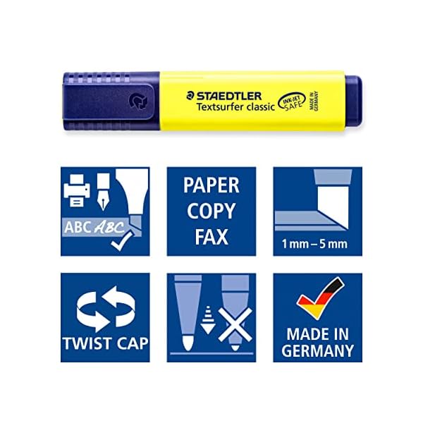 Staedtler Angebot Textmarker Surfer Classic 8 Farben zur Auswahl grün – Bild 6