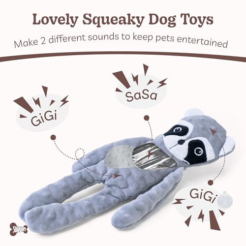 SHARLOVY Juguete Sonoro para Perros Pequeños, Pack x6 miniatura 3
