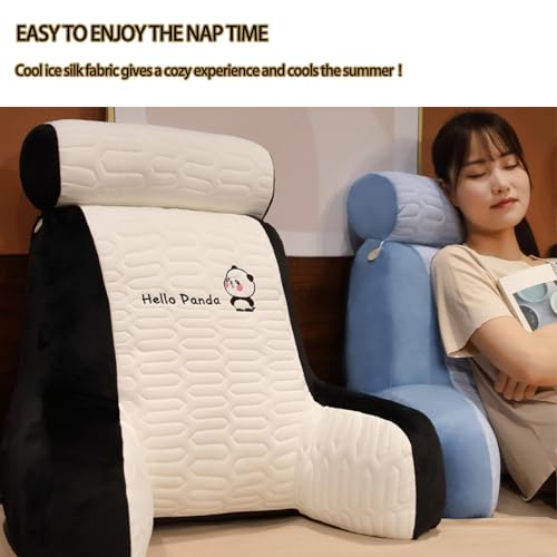 Almofadas de leitura, Almofada de leitura para cama com apoio para os braços, Almofadas para as cost