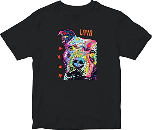 Thoughtful Pitbull - Staffordshire Terrier - Adult Printed T-Shirt - XL - Black