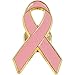 Juvale Breast Cancer Awareness Lapel Pins - Support Fundraisers & Cancer Ribbon Pin - Versatile Pink Ribbon Accessory for Hats & Jackets - 1.2 x 0.6 in, Pack of 24