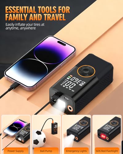 Portable Digital Air Pump Inflator