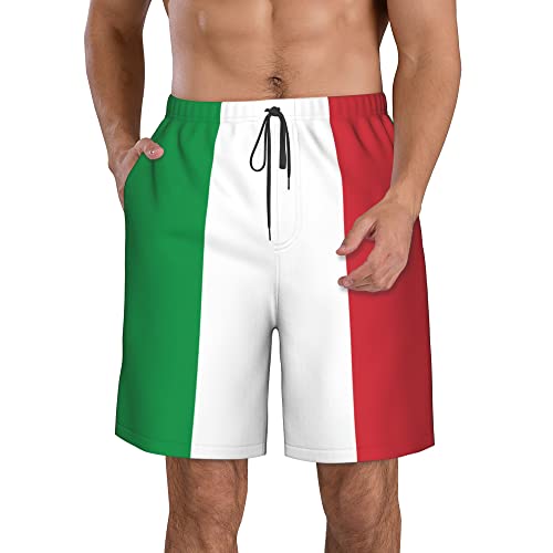 CUTEDWARF Italian Flag Men's Swim Trunks Beach Swimwear Beach Shorts Summer Board Shorts3