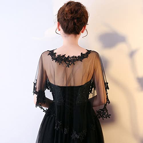 Women's Lace Wedding Bridal Bolero Jackets Shawl Formal Party Prom Evening Cape for Bride Bridesmaid Wrap Shrugs3