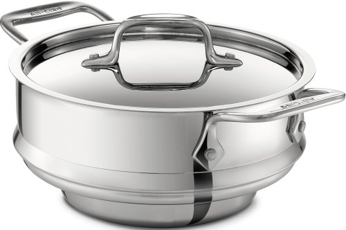 Comparison: Best Large Stainless Steel Steamer 9 All-Clad Specialty Stainless Steel Universal Steamer for Cooking 3 Quart Food Steamer, Steamer Basket Silver