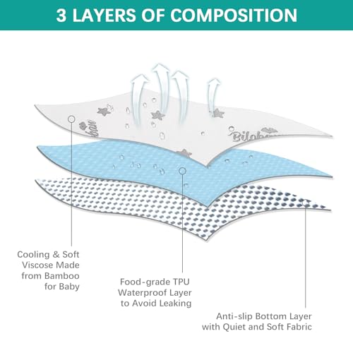 pack and play mattress protector cover zipper compatible with graco pack n play ampdream on me amppamo babe playard mattress to 15 inches waterproof viscose made from bamboo playard mattress encasement