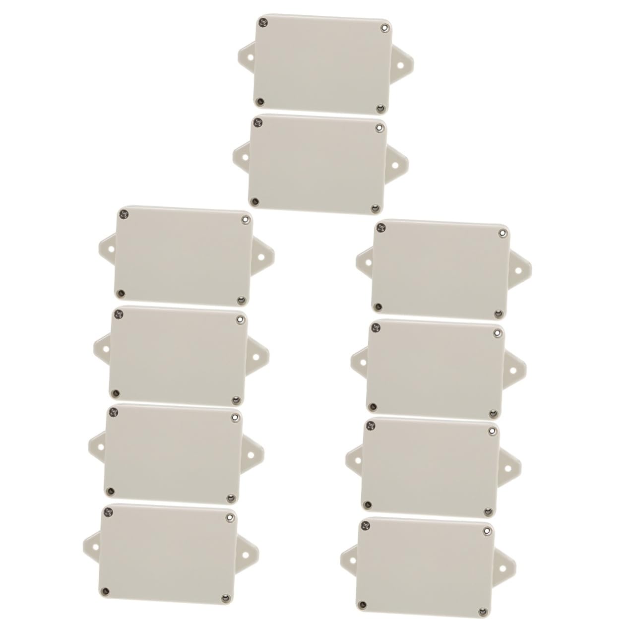 OSALADI 10pièces Boîte De Jonction Étanche Plastique Pour Circuits Électriques Extérieurs Boîtier De Pour Électroniques Dimensions