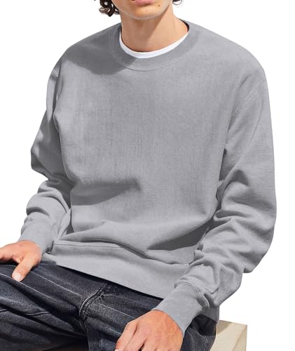 Little Beauty Sweatshirts for Men Crewneck Lightweight Sweatshirt Long Sleeve Shirts Casual Top Multipack L - image 2