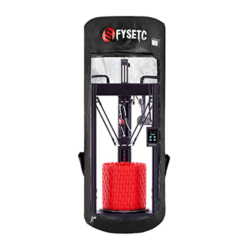 BCZAMD FlsunQ5 SR 3D Drucker Teile großes Gehäuse Schutzgehäuse Runde Abdeckung 50X50X110cm Zelt für ABS Nylon Druck Staub Feuer Wasserdicht Konstante Temperatur für Deltaa Racer QQ-S Kossell