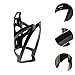 Aymzbd Bike Water Drink Holder Bike Water Bottle Holder PC Carrier Mount Universal Strong Cup Holder Cycling Bottle Cage, Black