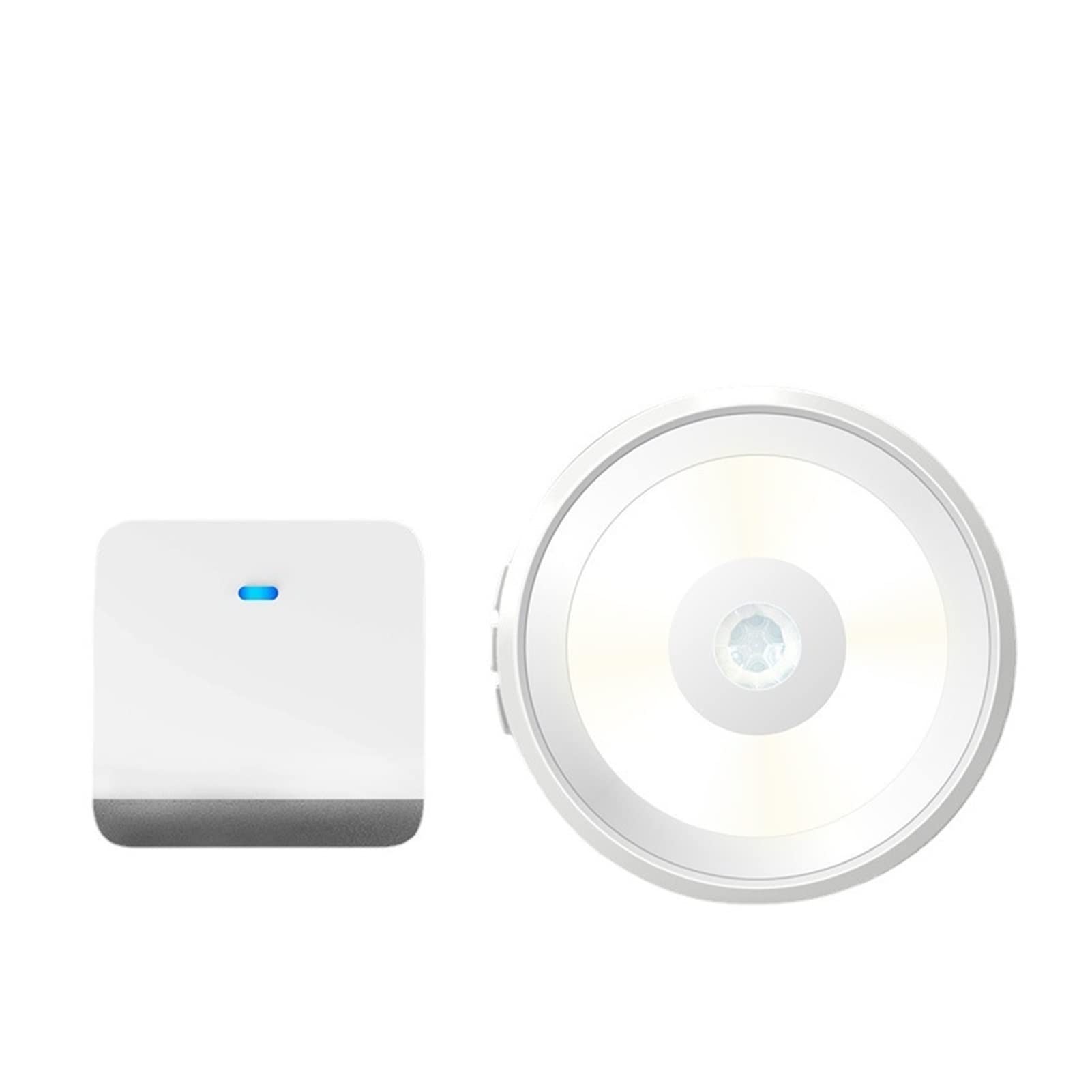 Timbre inalámbrico autogenerado con luz nocturna, timbre inteligente para el hogar, música, flash