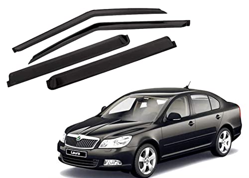Image of CAR SAAZ Unbreakable Door Visor for Laura (2009-2013)(Set of 4Pcs)