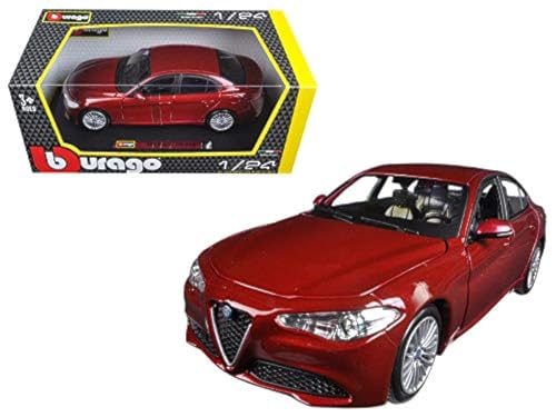 Alfa Romeo 2016 Giulia Burgundy 1/24 by Bburago 21080