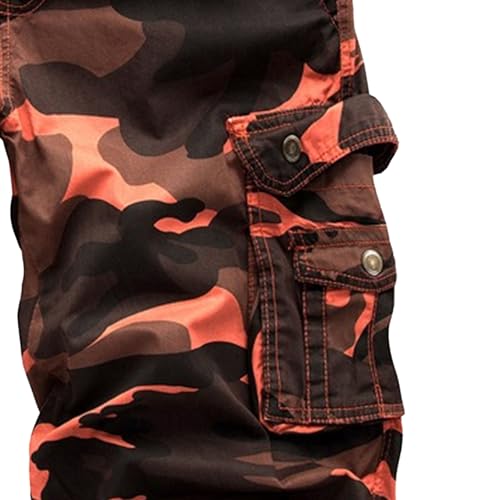 JEShifangjiusu Shorts Cargo Camuflados Oversize para Hombre miniatura 5